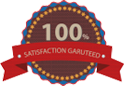 100 percent satisfaction guaranteed